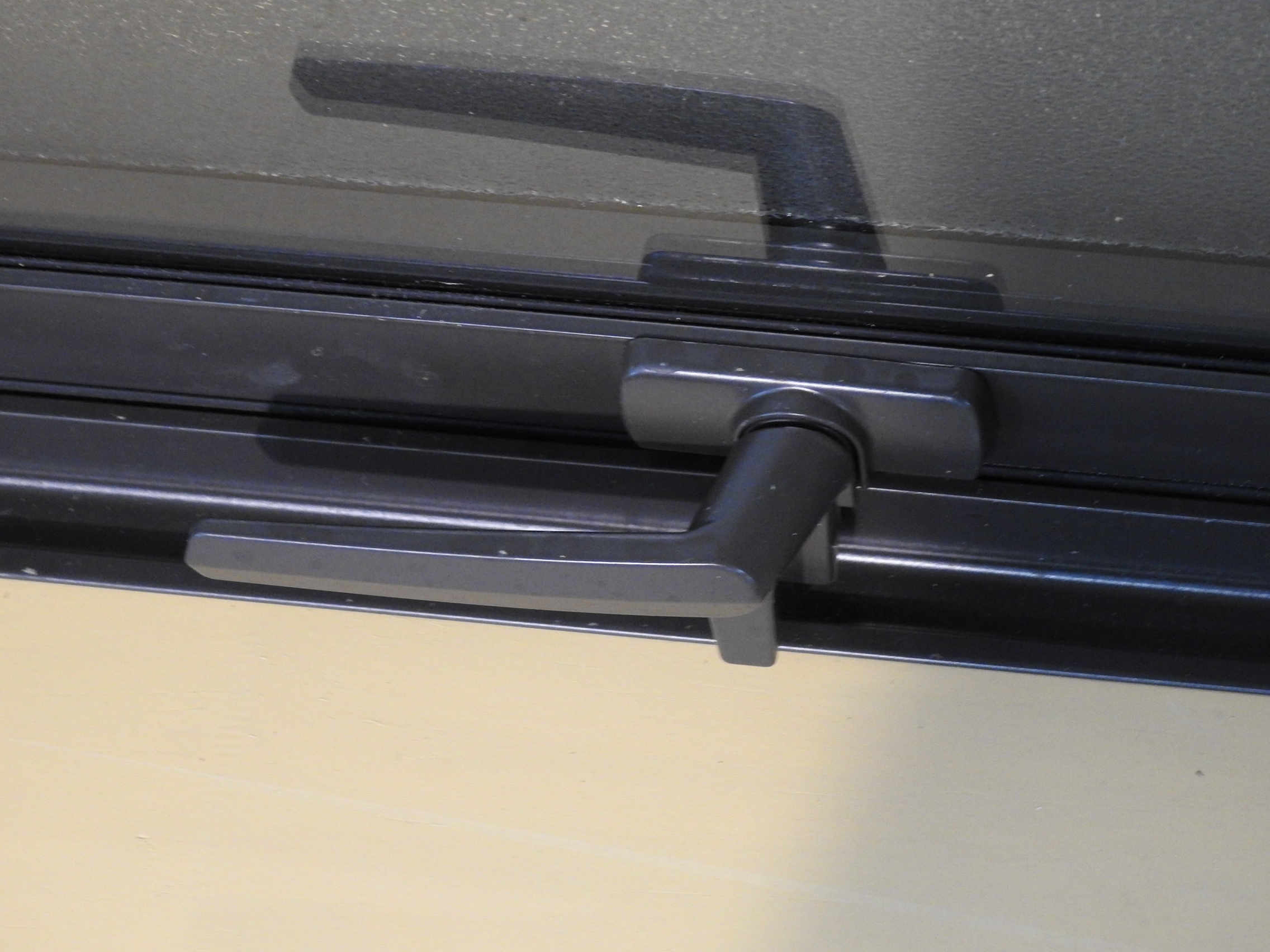 Dark Grey Aluminium Awning Window - Double Glazed