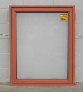 Pioneer Red Aluminium Single Awning Window