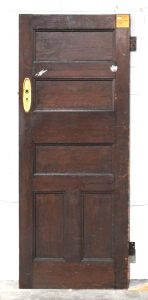 Wooden Interior Bungalow 5-Panel Door - Unhung