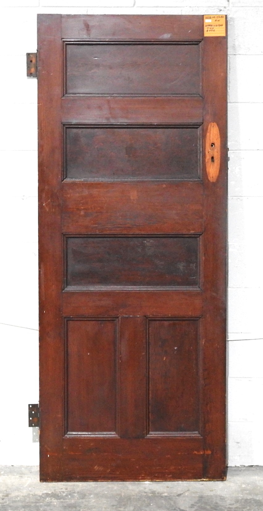 Wooden Interior Bungalow 5-Panel Door - Unhung