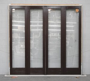 Wooden (Cedar) Bi-Fold Doors - Middle Opening