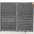 Pair of Vented Cedar Louvres