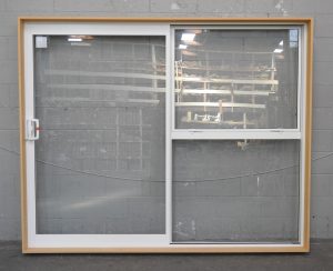 Matt Appliance White Aluminium Sliding Door - New