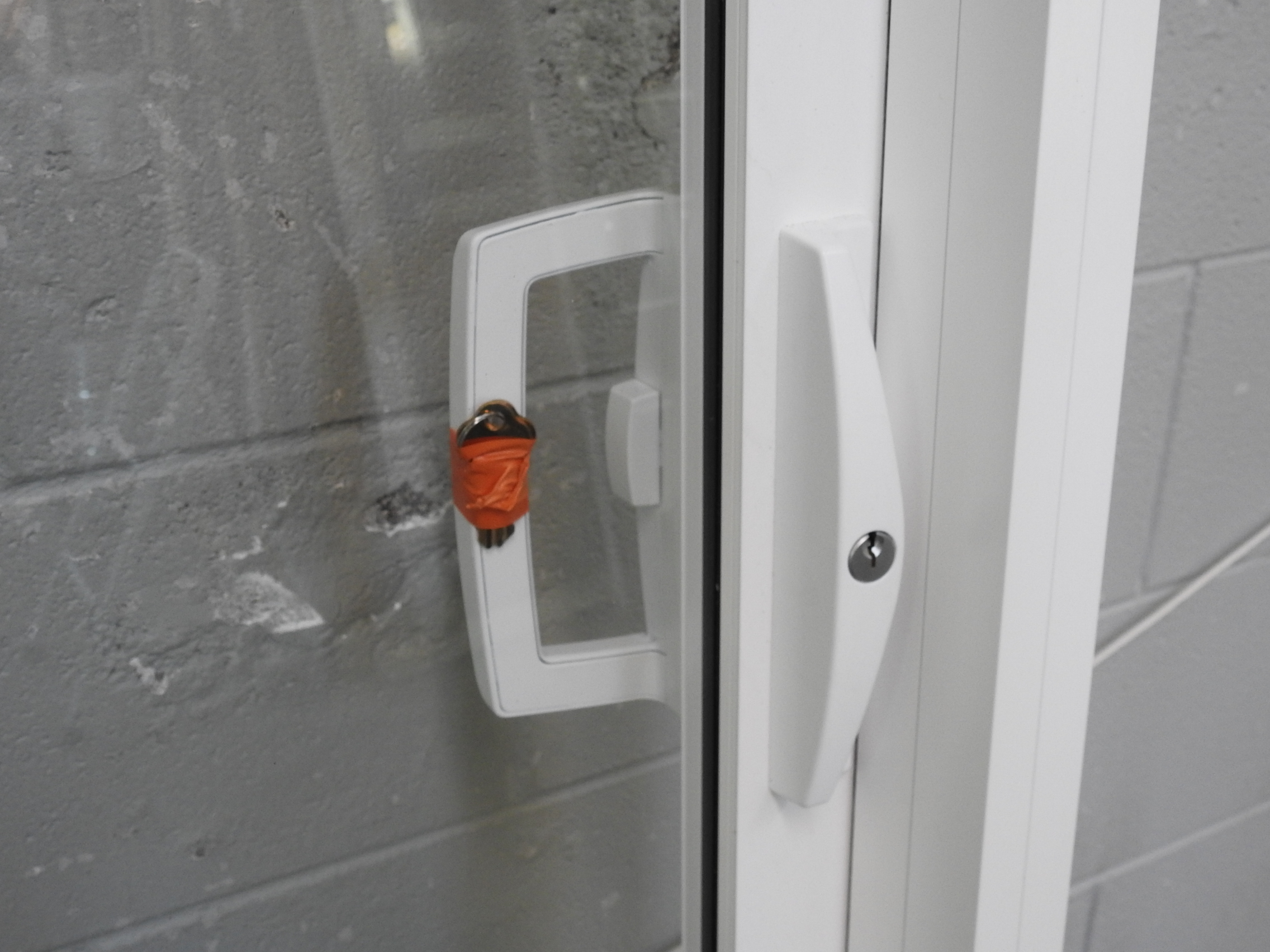 Matt Appliance White Aluminium Sliding Door - New