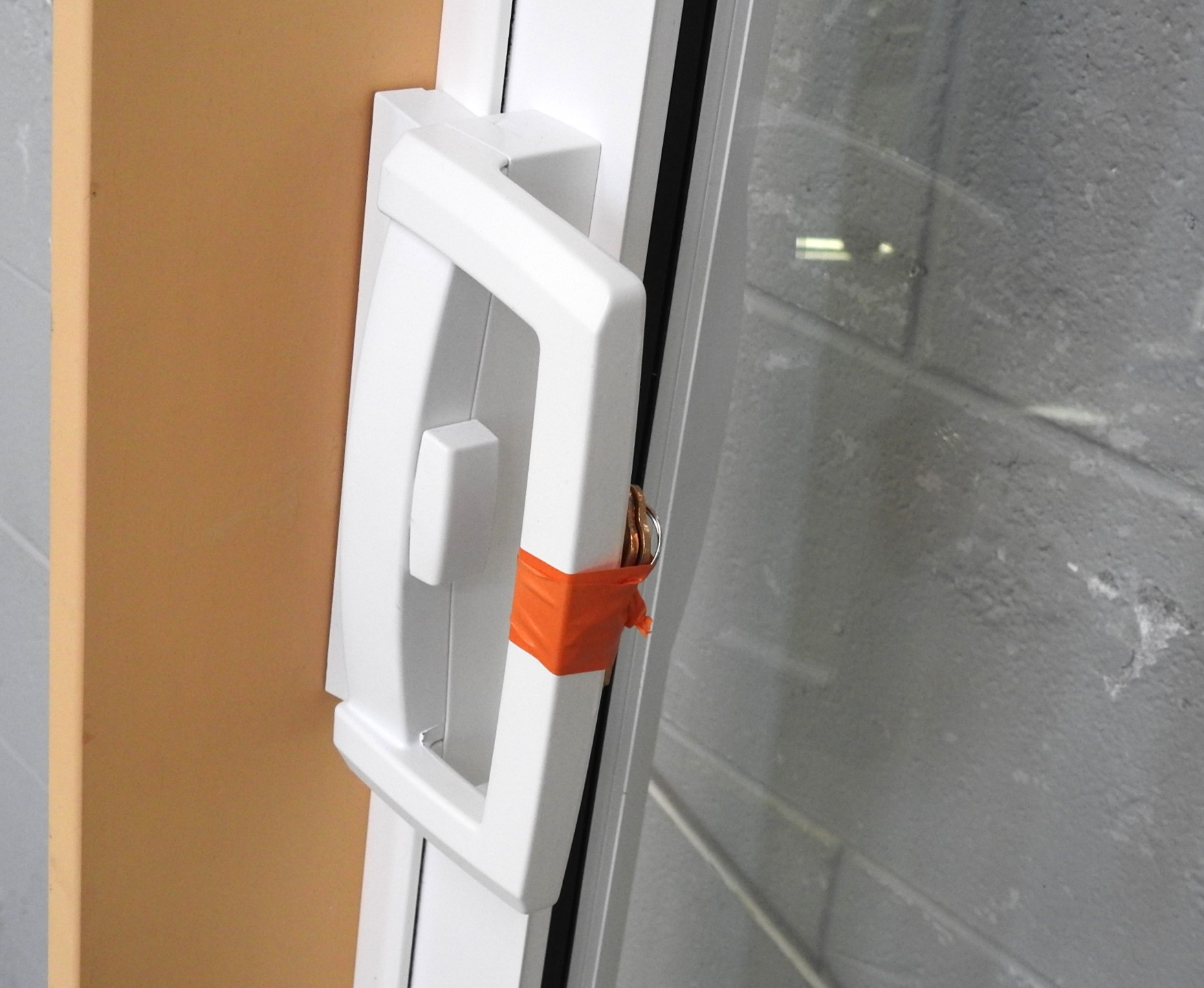 Matt Appliance White Aluminium Sliding Door - New