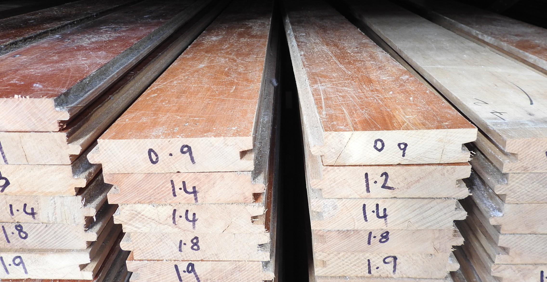 Rimu Tongue & Groove Flooring - 257Lm = 20m2 Job Lot