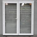 White Aluminium French Doors - Double Glazed