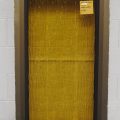 Mid bronze Aluminium awning window with security bars