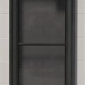 gable green Aluminium casement window - single side hung sash