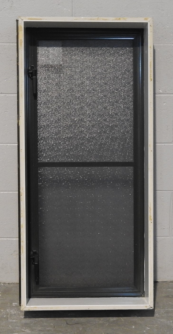 gable green Aluminium casement window - single side hung sash