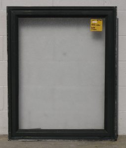 Permanent green Aluminium awning window with obscure glass