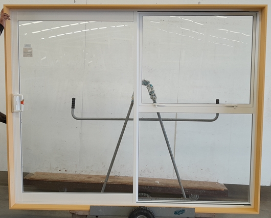 Brand New- Matt Appliance White Aluminium Sliding Door