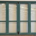 Denim blue aluminium bi-fold door