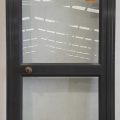 Ironsand aluminium door with pet access door