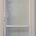 Cream aluminium door