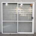White Aluminium Sliding Door - Opens Right To left
