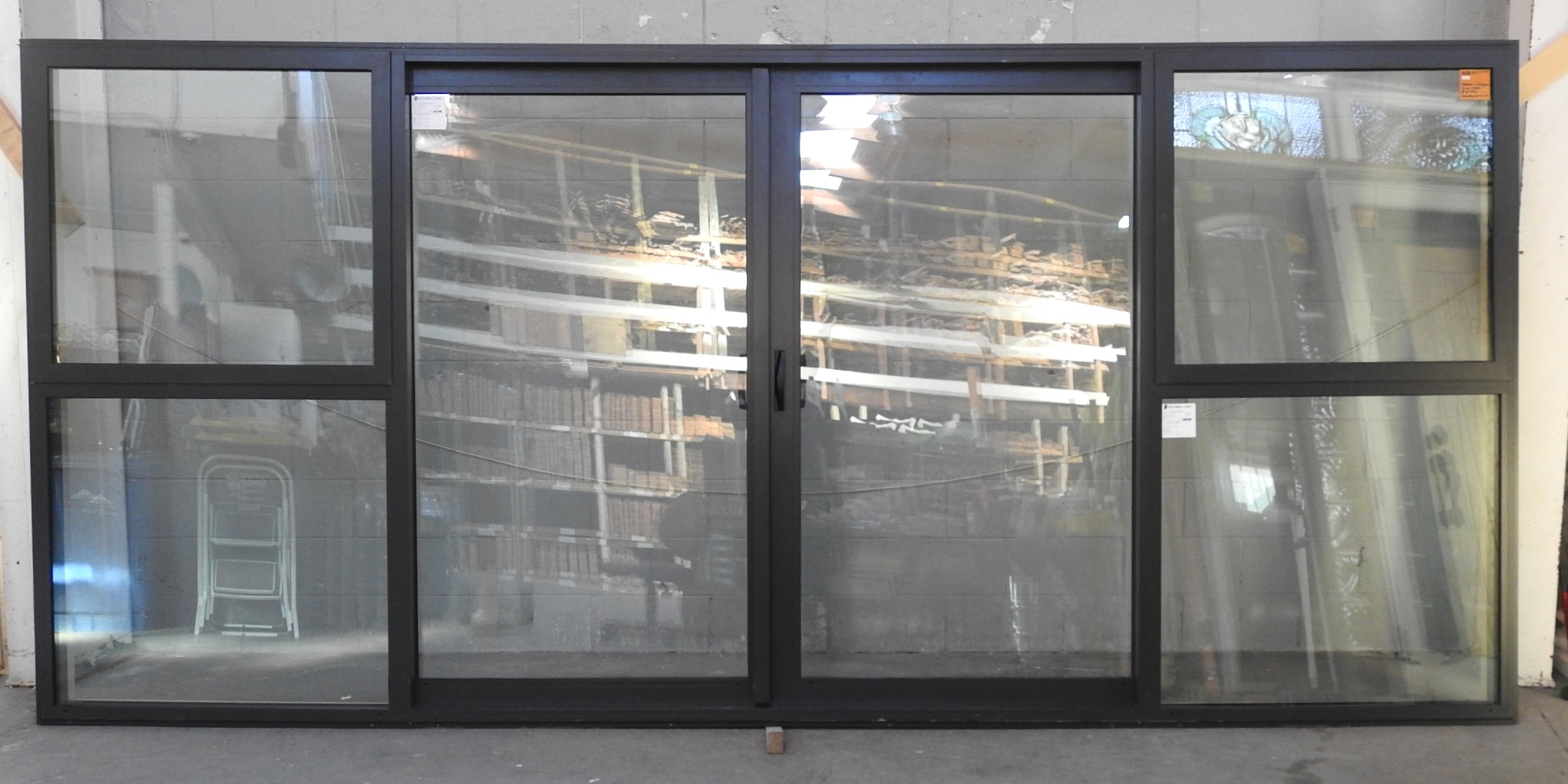 Ironsand Aluminium Two Door Ranch Slider - Double Glazed