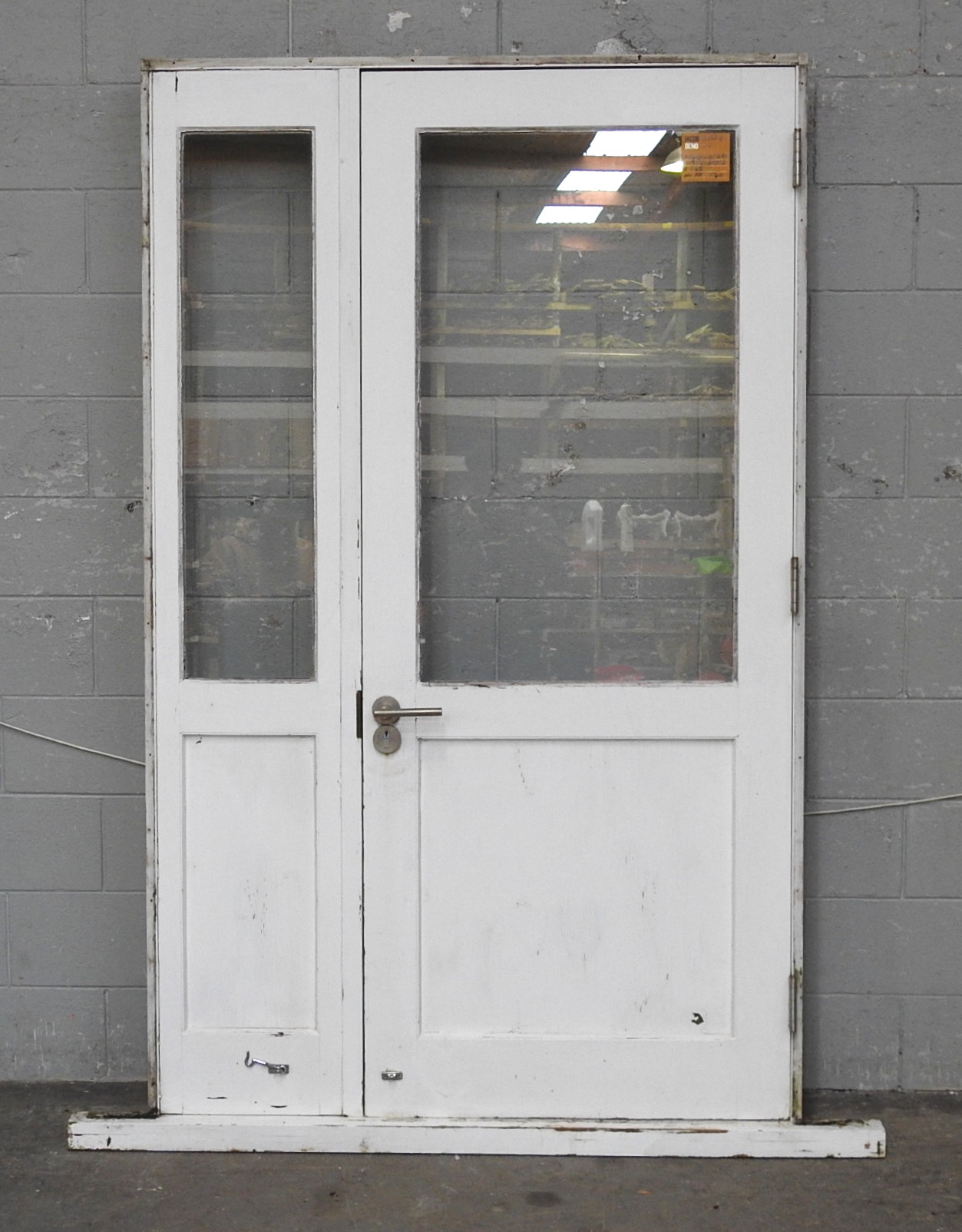 Wooden Entrance Door With Sidelight