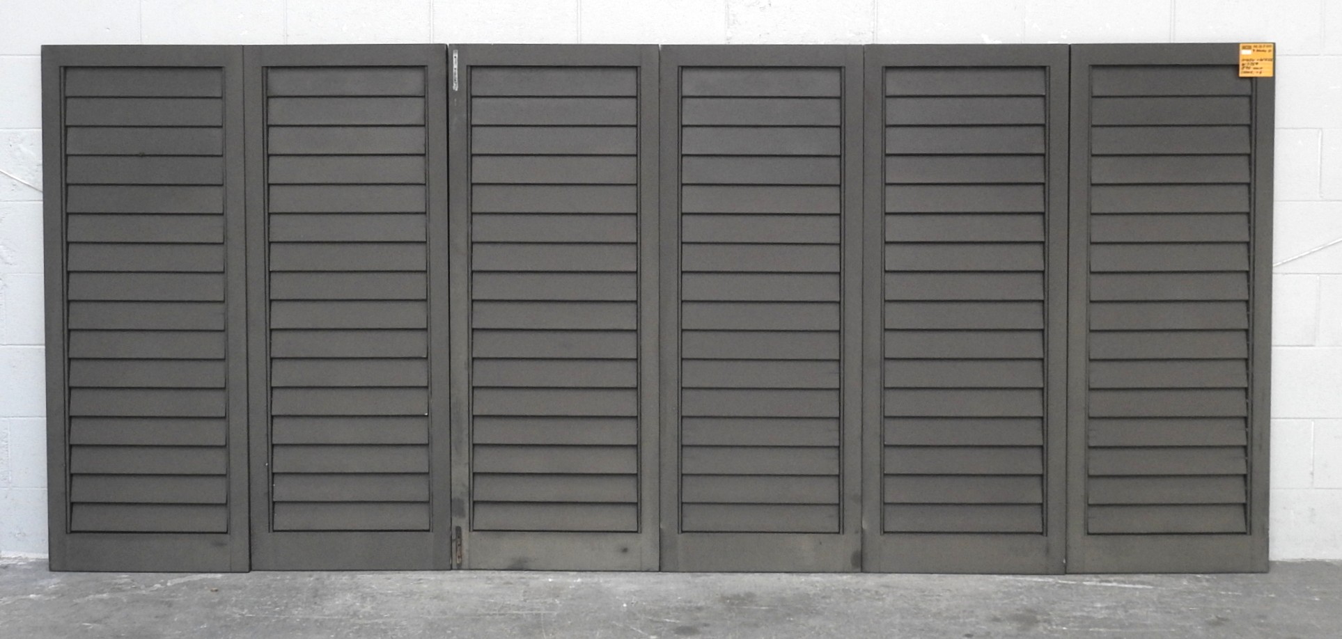 Cedar Louvre Articulating Shutters - Dark Stain Finish