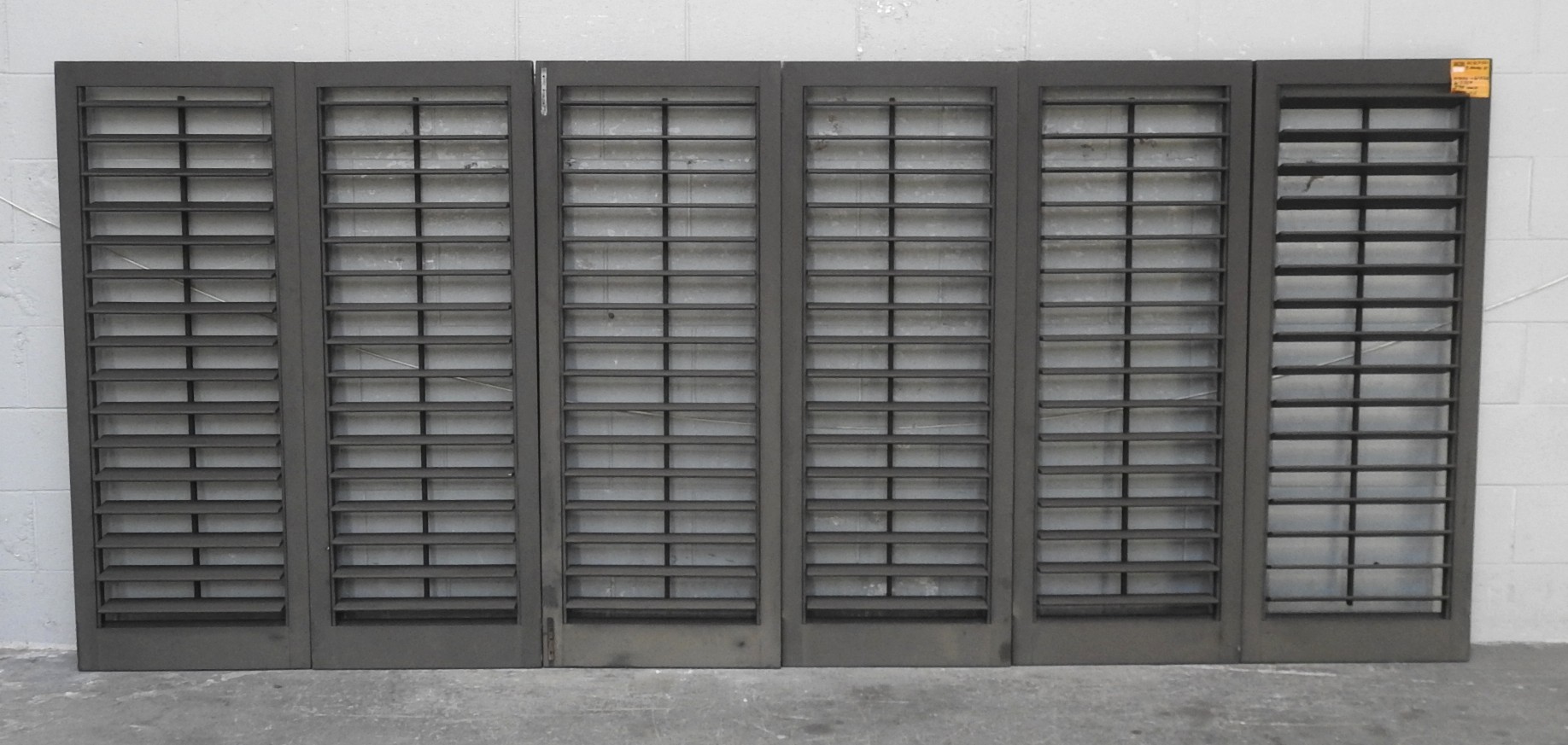 Cedar Louvre Articulating Shutters - Dark Stain Finish