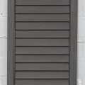 Cedar Louvre Articulating Shutters - Dark Stain Finish