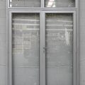 Silver Star Aluminium French Doors With Toplight