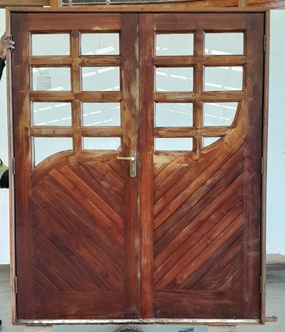 Beautiful Solid wooden kwila French doors