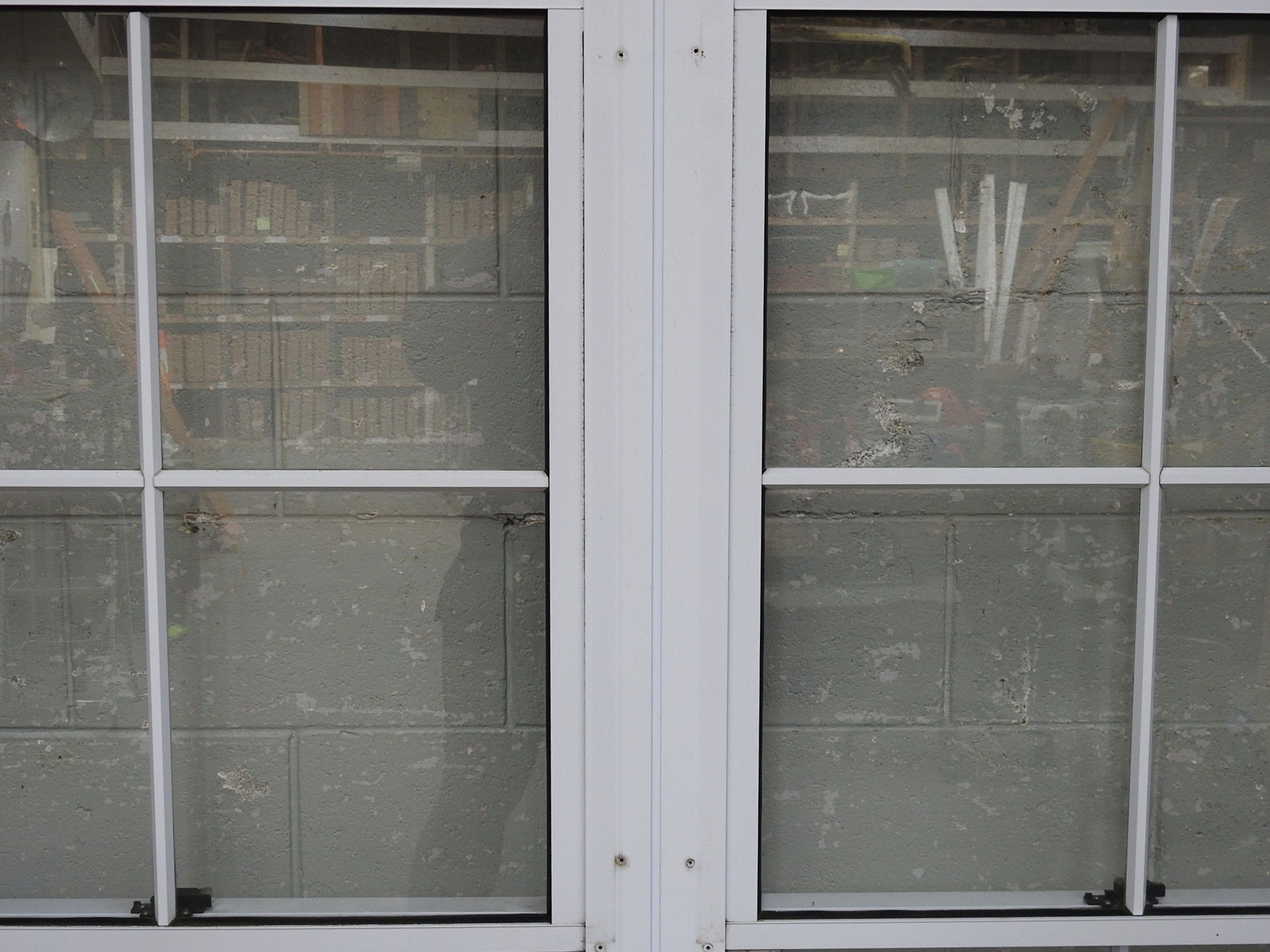 White Aluminium Double Hung Style Sliding Window