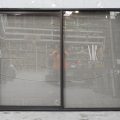 Bronze Aluminium Sliding Door - Opens From Left to Right