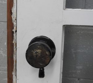 Wooden Bungalow 15-Light Entry Door - Hung