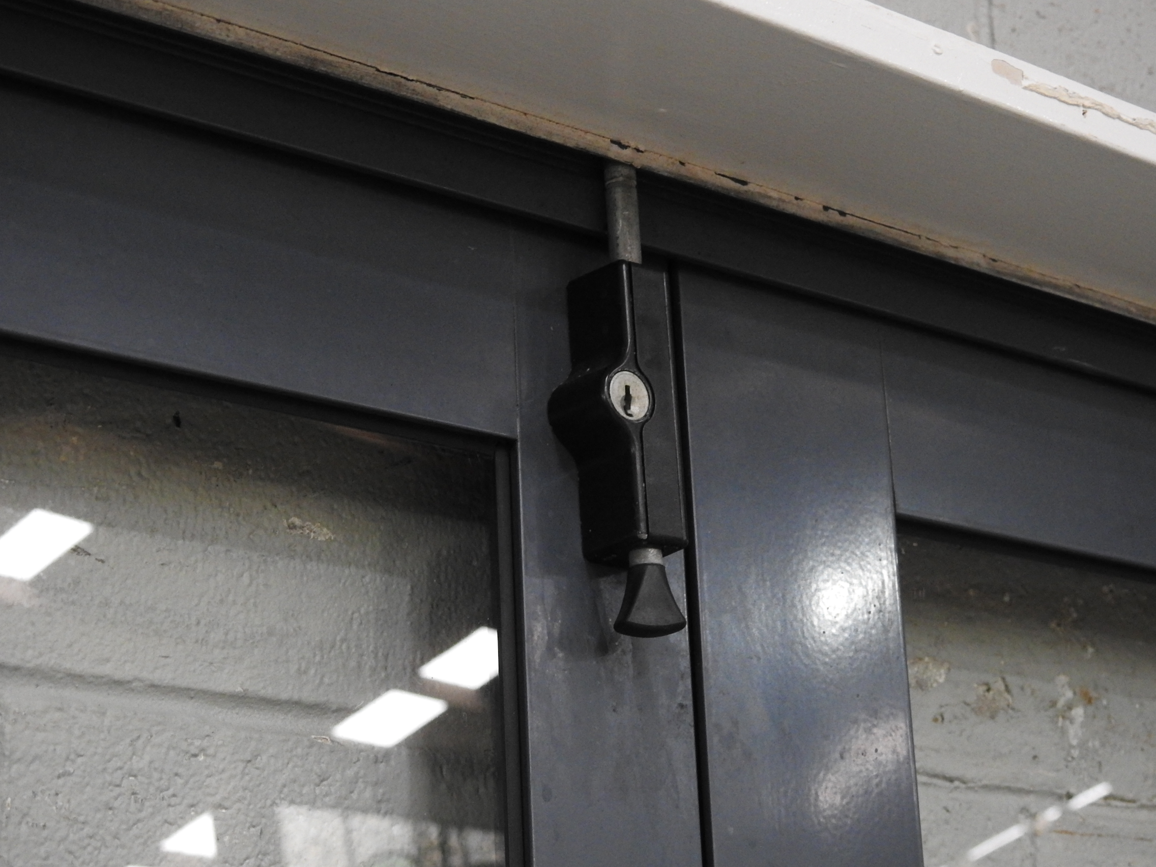 Denim Blue Aluminium French Doors With Sidelights