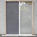 Wooden TG&V Entrance Door Hung in Frame