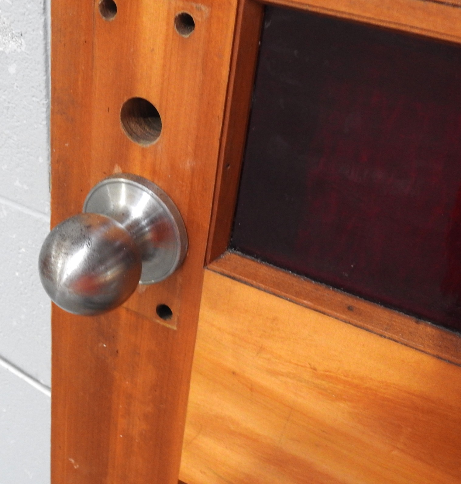 Wooden Villa Parlour Style Entry Door - Unhung