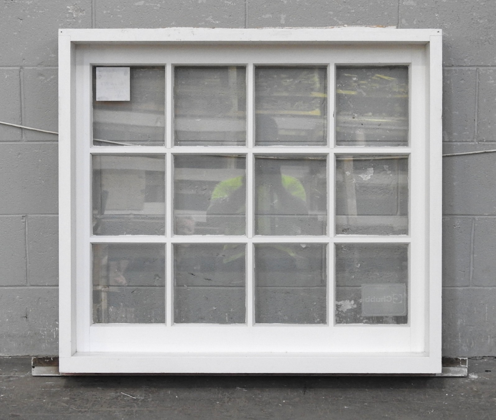 Colonial Style Wooden Fixed 12-Light Window