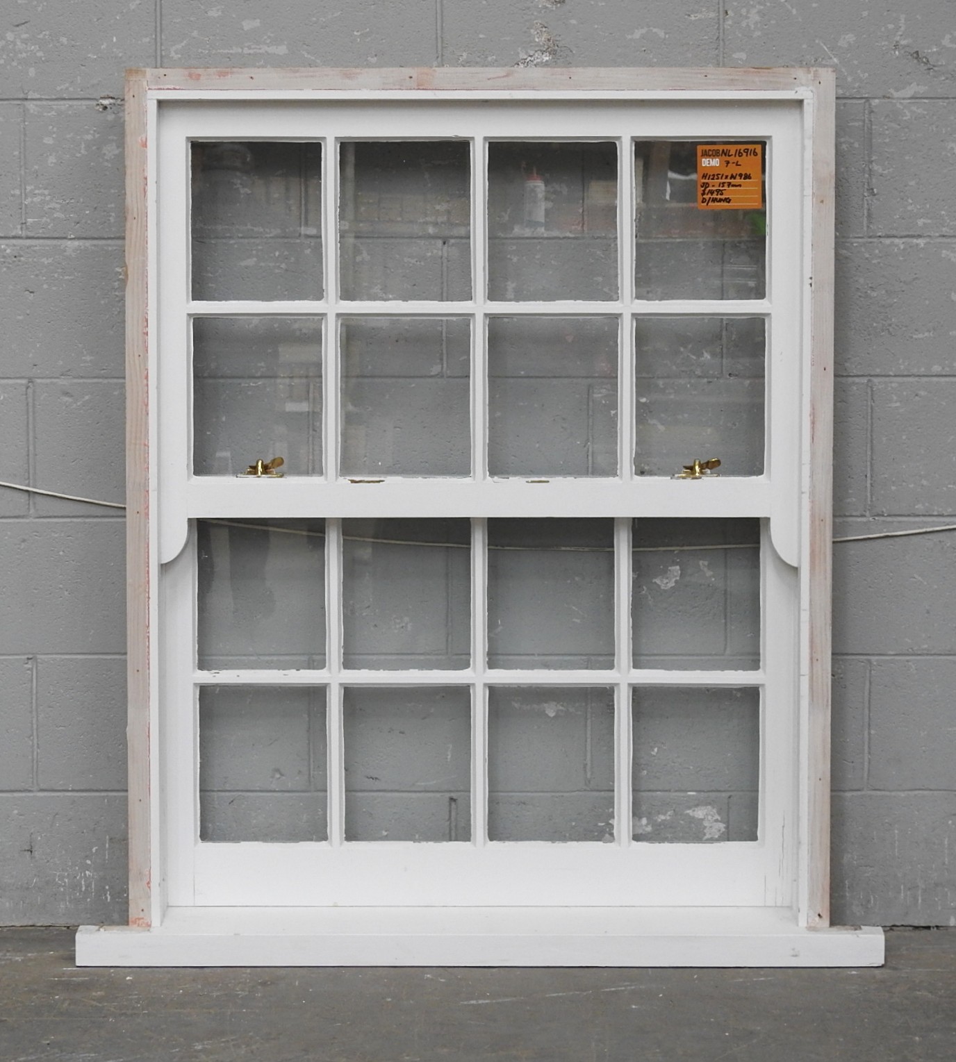 Colonial Style Wooden Double-Hung Window - Spring Type