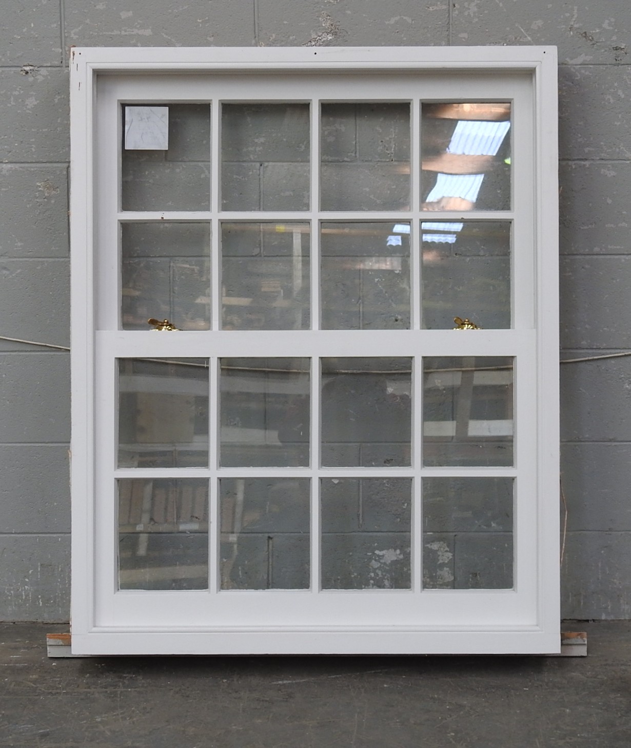 Colonial Style Wooden Double-Hung Window - Spring Type