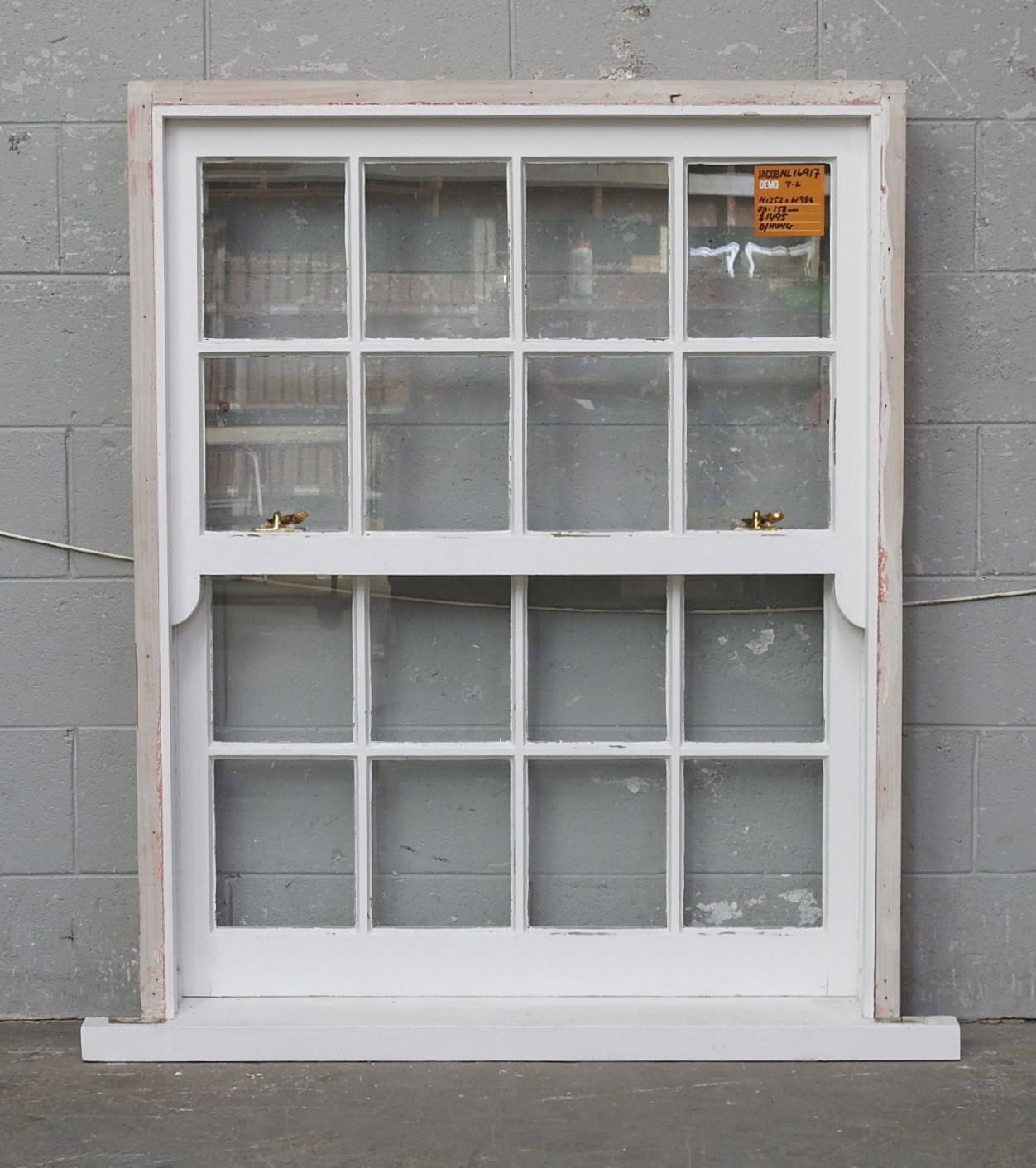 Colonial Style Wooden Double-Hung Window - Spring Type