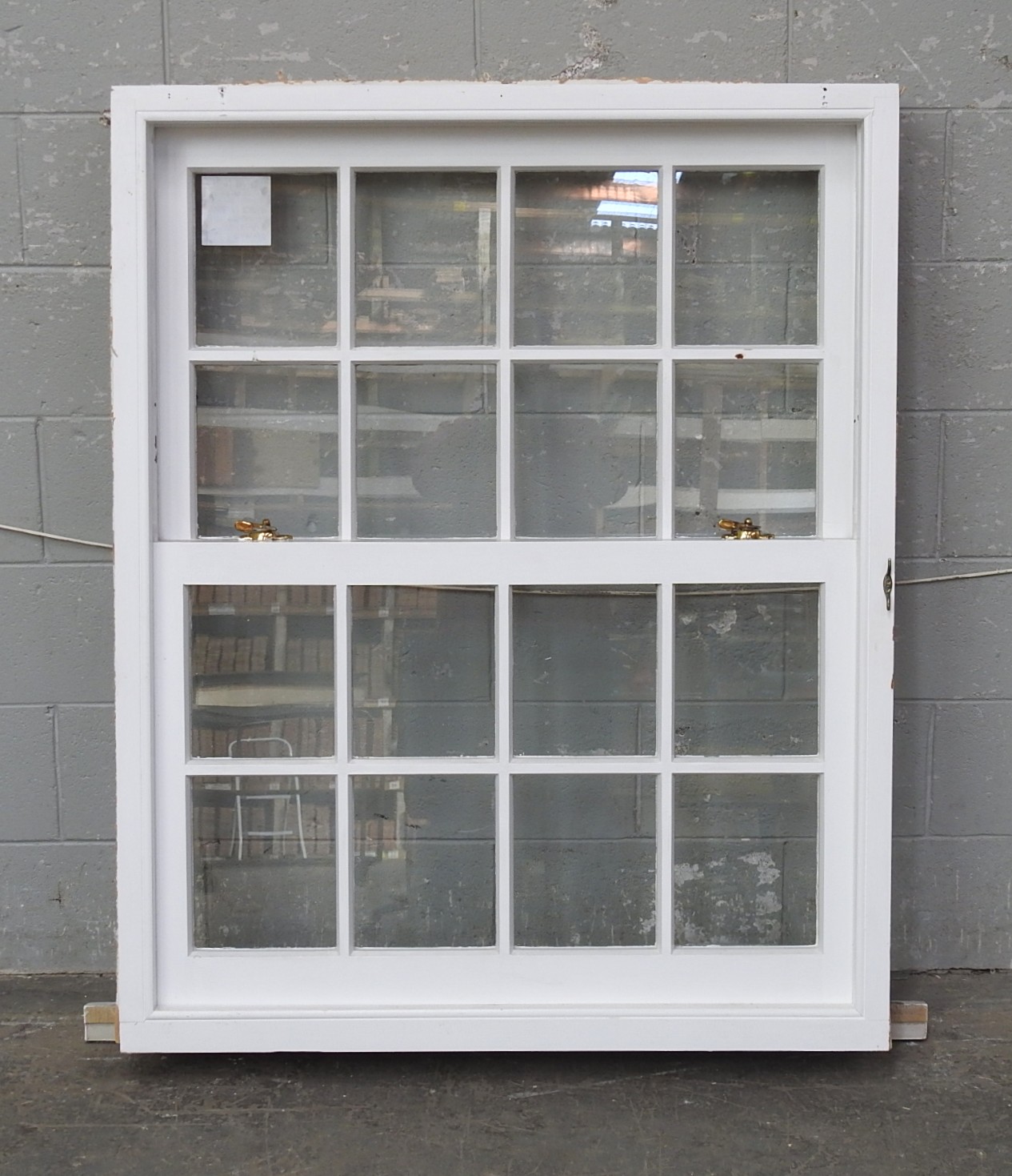 Colonial Style Wooden Double-Hung Window - Spring Type