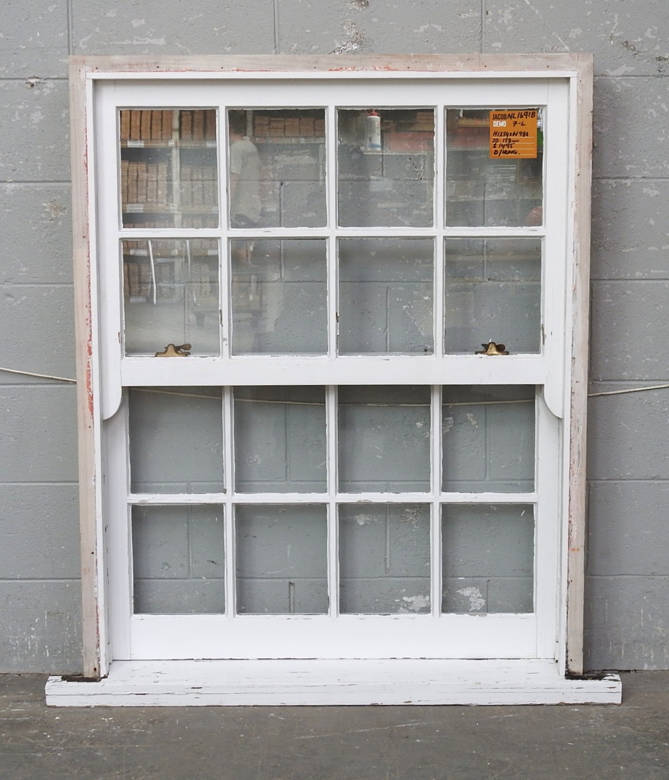 Colonial Style Wooden Double-Hung Window - Spring Type