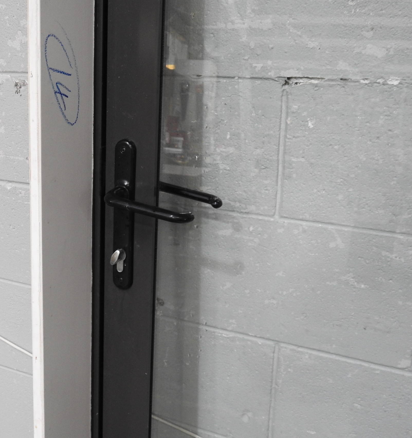 Ironsand Aluminium Door - Opens IN From Right