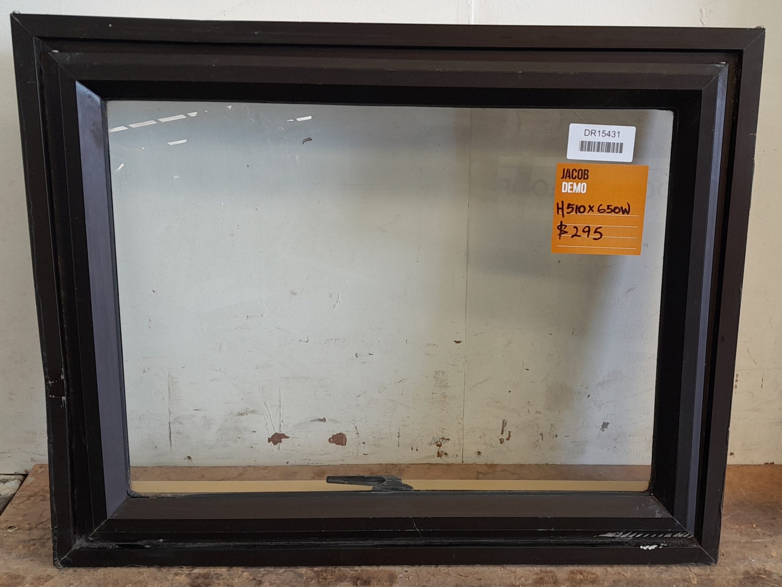 Bronze aluminium awning window