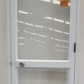 Appliance white aluminium door