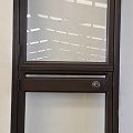 Bronze aluminium door