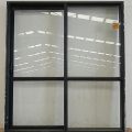 Black aluminium sliding door