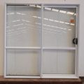Appliance white aluminium sliding door