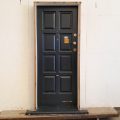 Wooden entrance door