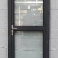 Slate Blue Aluminium Door - Opens In From Left