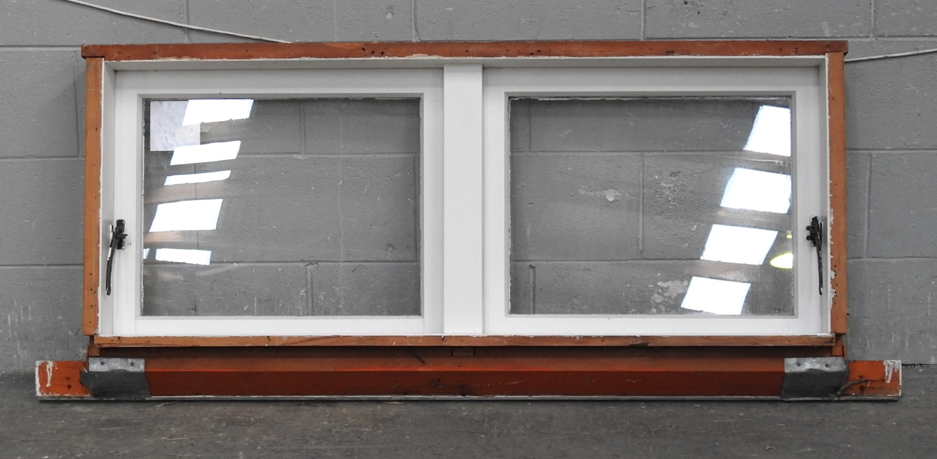 Wooden Double Awning Landscape Window