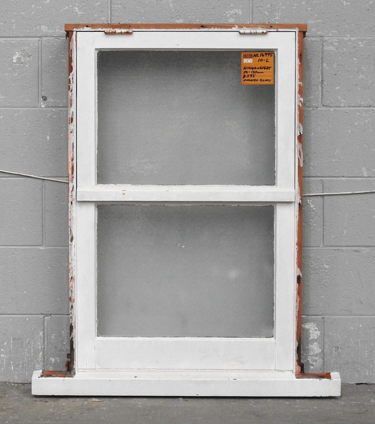 Wooden Single Awning Portrait Window