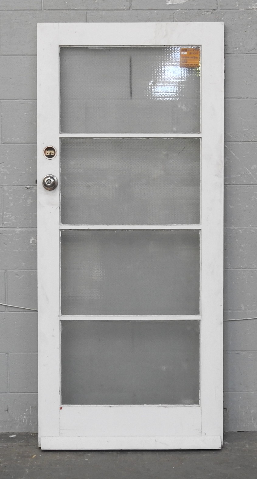 Wooden Exterior 4-Light Door - Unhung